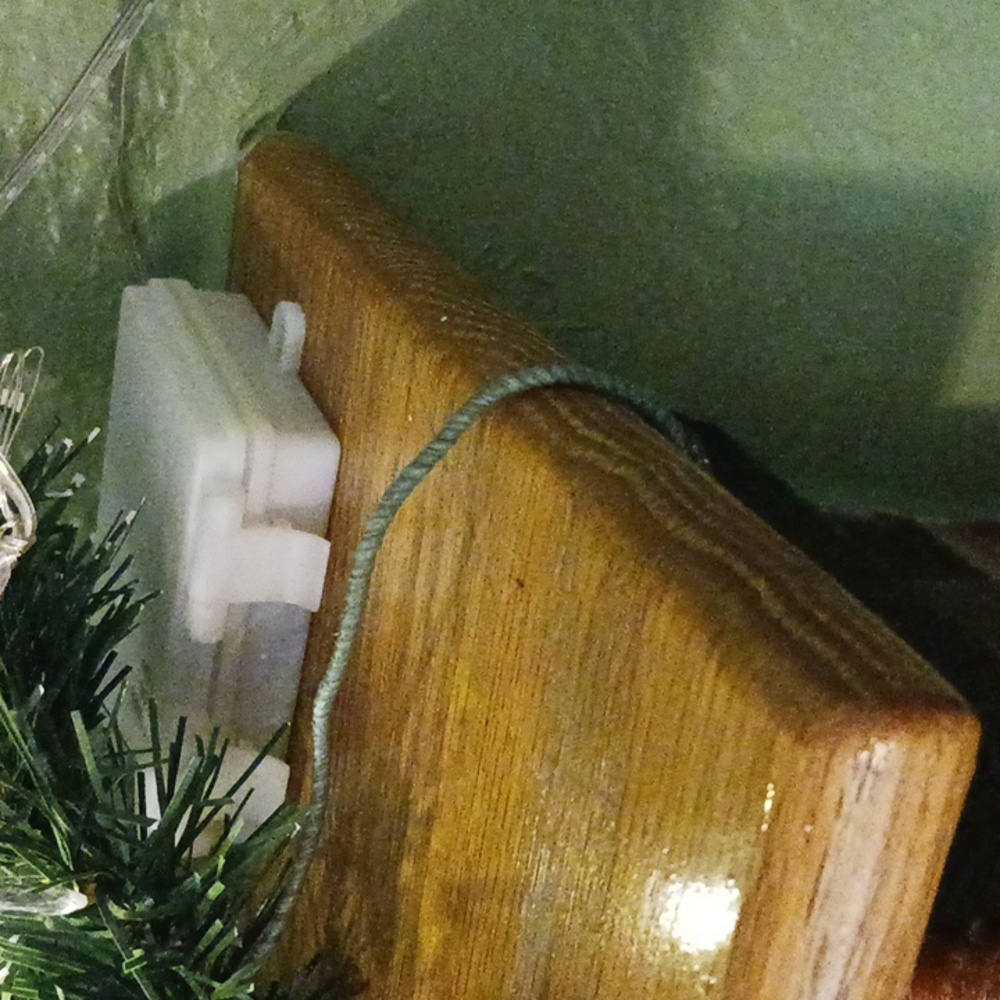 Festive Green Pine Garland with Pinecones and Bells - Picture 8 of 8